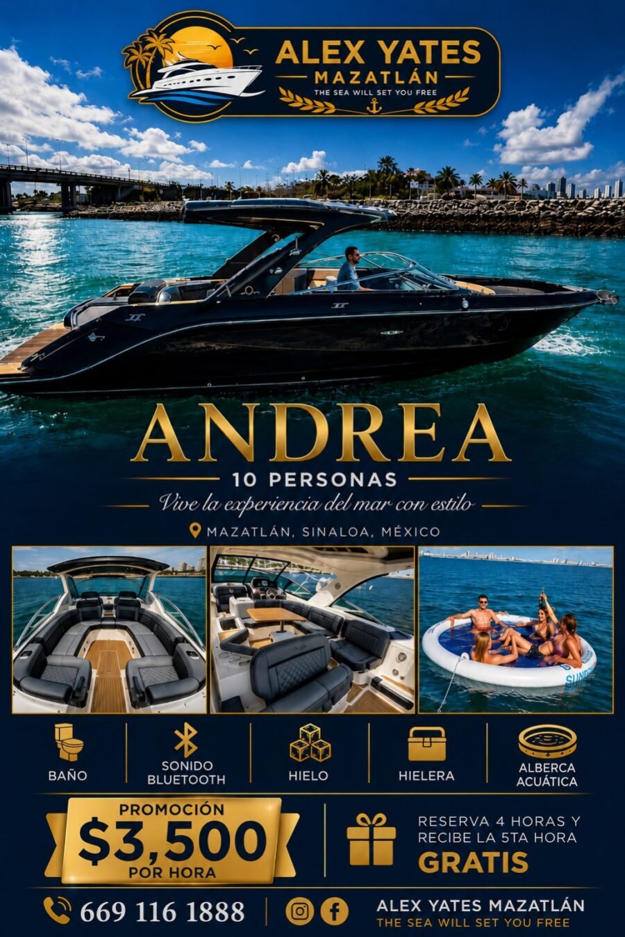 Yate Andrea | Hasta 10 personas