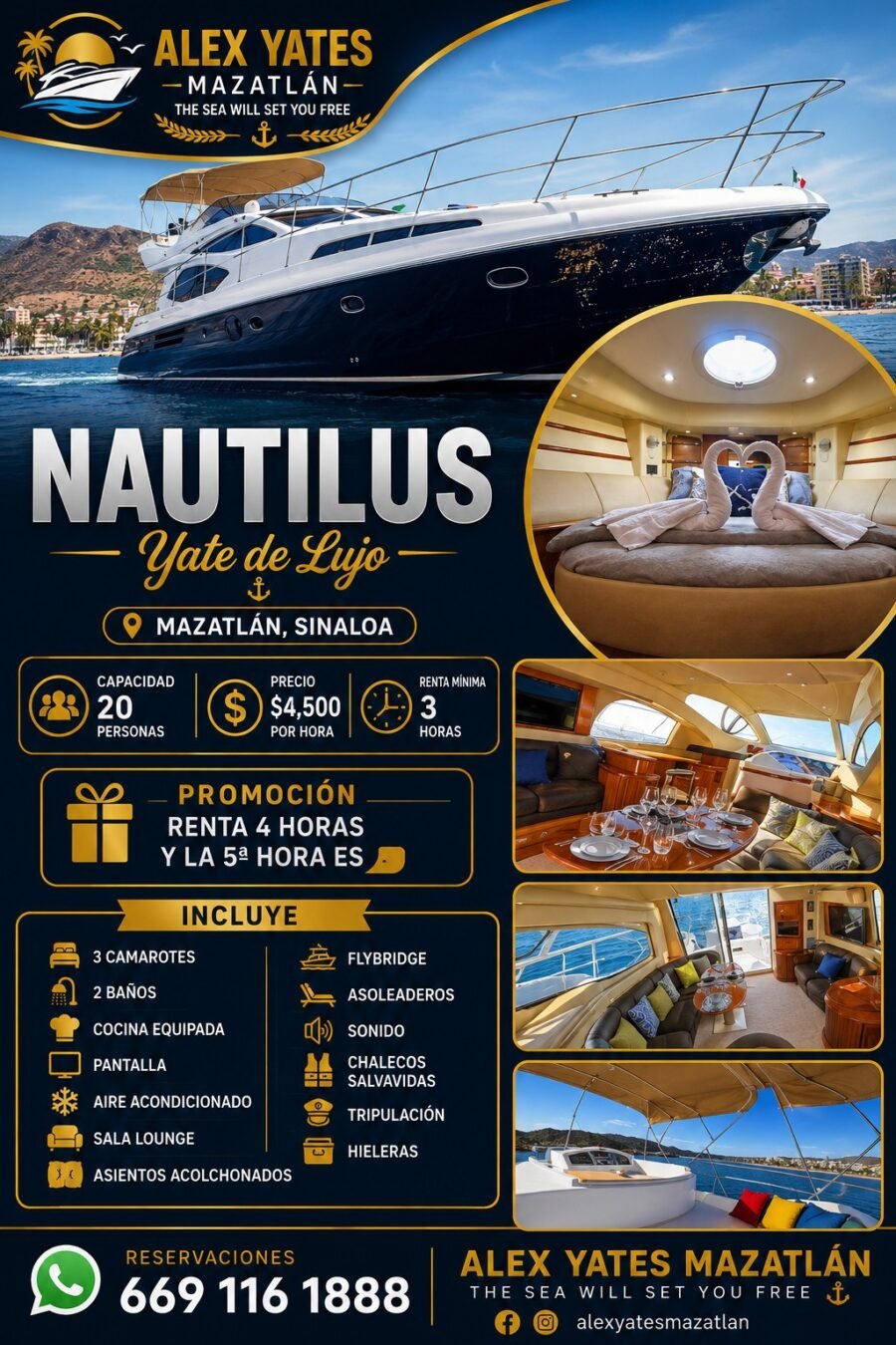 Yate Nautilus | Hasta 20 personas